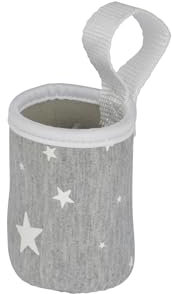 Bébé Douceur, Housse de Protection pour Biberon Col Etroit Verre 110Ml Ø5,5 x H8 cm Essen'Ciel