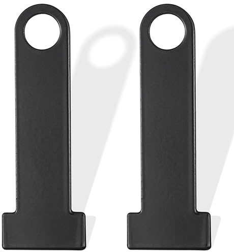 PEVRUAY XYDZ Helmet Lock Extension for Motorcycle, 2pcs Motorcycle Open/Full Face Helmet Lock Quick Release Buckle Fastener - Black