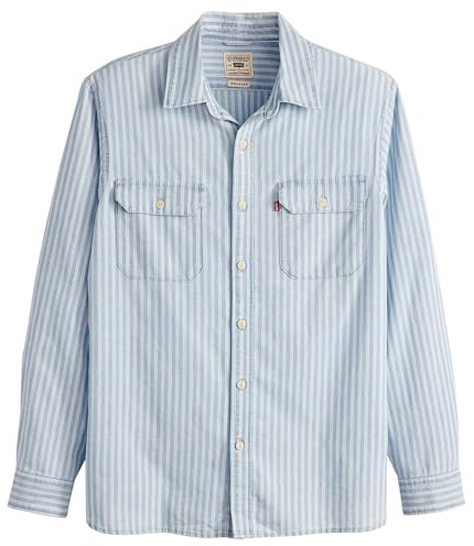Levi's Jackson Worker T-Shirt Homme, Cannita Stripe Denim, M