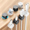 8 Stück [360°Drehbar] Magnetischer Kabelhalter Selbstklebend Kabel Organizer, Nearockle Verbesserter Starker Magnetisch Kabelclips für Schreibtisch, Büro Kabeldurchführung (Schwarz & weiß)