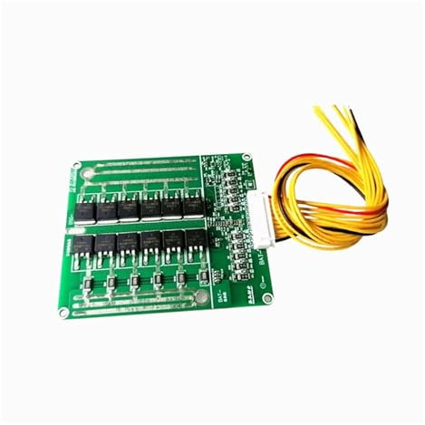 BMS-Lithiumbatterie-Schutzplatine, 4S 5S 6S 7S 8S 9S 10S 50A 65A LTO BMS 2,4 V Lithium-titanat Lithium-Batterie Schutz Bord Ausgewogene for Elektrische Fahrrad Li-Ionen-Ladegerät-Schutzmodul(6S)