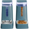 Katzennahrungsspender und Katzentränkespender Set mit Edelstahlschalen Schwerkraft Hundefutter für kleine mittlere große Katze Hund Haustier Welpe Kätzchen, 3,8 l x 2