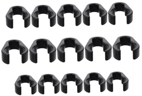 NULYLU Flexible Cable Clamp for Mic Stand Cable Holder Universal Mic Pole Clamp