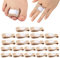 ZOCONE 20 Piezas Corrector Dedo Martillo Pie Vendaje Dedo Pie y Mano Separador de Dedos Tela Ferula Dedo Martillo para Hombres y Mujeres Ajustable Enderezador de Dedos Pies para Garra Martillo