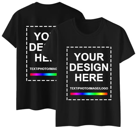 Generico T-Shirt Personalizzata Donna Stampa Fronte Retro T-Shirt con Foto E Scritta Progetta La Tua Maglietta Fare T Shirt Regalo Maglia Donna Aggiungere Il Logo Aziendale Tee Top Manica Corta