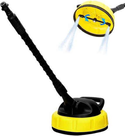 Idropulitrice Per Superfici - Attrezzi Per La Pulizia Pulitore Per Patio Con Adattatore, Accessori Per Idropulitrice Per K 1-K7, Prodotti Per La Pulizia Spazzola Per Esterni Con Manico Lungo