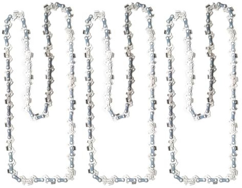 Hoypeyfiy 3 Stück 3/8 1,3 MM 56 TG 40 CM Sägeketten, Ersatz für Oregon Ersatz für Dolmar Ersatz für Einhell, Ersatz für schwarz & Decker