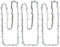 Hoypeyfiy Pack of 3 3/8 Inch 1.3 mm 56 TG 40 mm Saw Chains, Replacement for Oregon Replacement for Dolmar Replacement for Einhell, Replacement for Black & Decker