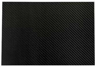 Placas de fibra de carbono, Placa de fibra de carbono de 400 x 600 mm, espesor del panel: 0,5-5 mm(Twill Mattex1.5mm)