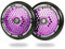 Root Unisex – Erwachsene Honeycore Scooter-Räder, Lila, 110mm
