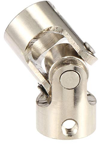 sourcingmap 1Pcs 10mm to 10mm Inner Dia Rotatable Universal Steering Shaft U Joint Coupler