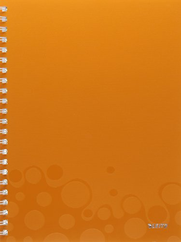 Leitz Notizbuch, 80 Seiten, Einband mit Deckel PP, WOW Streifen , farblich sortiert