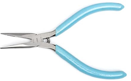 Weller LN542N Xcelite Thin Fine Point Long Nose Plier with Green Cushion Grip Handle