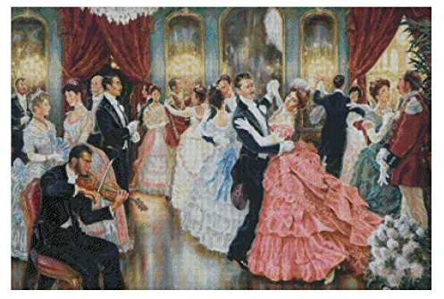 In der Kugel Serie 2, 14 ct Counted, 400 * 269stitch, 82 * 64 cm Ägyptische Baumwolle Gezählt Big Kreuzstich Kits
