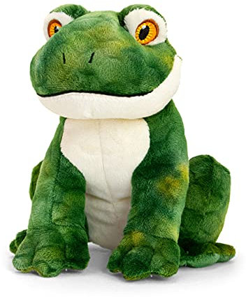 Lashuma Plüschtier Frosch sitzend, Keel Wassertier Kuscheltier Kröte, Stofftier Fröschlein 18 cm