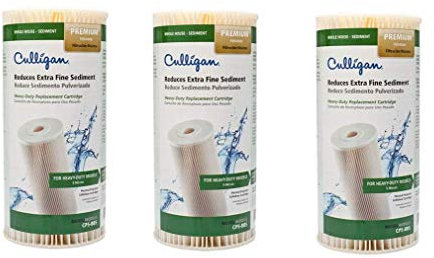 Culligan Cp5-bbs Premium cartouche de filtre à eau pour toute la maison | supprime les sédiments, rouille polluants et commune de la maison, Lot de 3