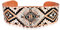 Handgefertigte Kupfer-Manschetten-Armbänder, Indianermedizin, Rad-Armband für Uni, verstellbar, One Size, Kupfer, NA