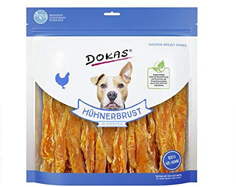 Dokas Hühnerbrust in Streifen 900 g - Sie erhalten 4 Packung/en; Packungsinhalt 0,9 kg