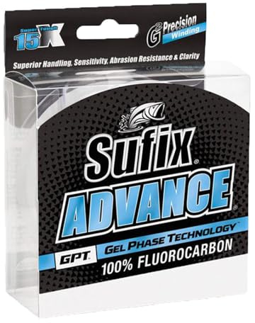 Sufix Advance Fluorocarbon weiß 0.235mm - 91M - 4.5Kg