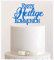 Manschin-Laserdesign Cake Topper Erste Heilige Kommunion,Tortenstecker, Tortenfigur Acryl, Hochzeit Wedding Hochzeitstorte (Hellblau) Art.Nr. 5241