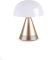 Lexon MINA L Audio Lampe Champignon Portable et Enceinte Bluetooth rechargeable, Lampe à poser sans fil avec 9 couleurs de lumière et Variateur d'intensité, jusqu'à 24h d'autonomie - Or Doux