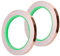 SAVITA 2 Rotoli Nastri in Lamina di Rame Biadesivi Nastro di Rame Adesivo Conduttivo Copper Foil Tape per Vetro Colorato Schermatura EMI Vetro Colorato Artigianato Circuiti di Carta (20m x 6mm)