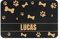 JMIPET Tapis pour Chiens et Chats personnalisé – Tapis en Cuir pour gamelle, antidérapant et Facile à Nettoyer, idéal pour Nourriture, avec nom imprimé(A2)
