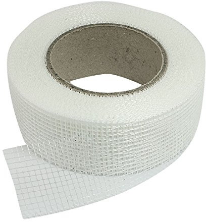 FASE - Selbstklebendes weißes Fiberglas-Netzband für Risse und Löcher