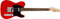 Squier by Fender Sonic Telecaster, E-Gitarre, Lorbeergriffbrett, Schwarze Schlagplatte, Torino Rot, Inklusive kostenloser virtueller Kurse auf Fender Play