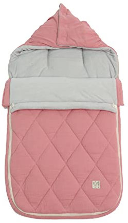 KAISER 65784491 ANNY Sommer Fußsack Perfekt für warme Tage geeignet 6-36 Monate Fb. birdal rose