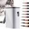 MZSX Pencil Sharpener, 9 Gears Adjustable, Hole Quality Zinc Alloy Knife Holder, Desktop Sketch Art Special Pencil Sharpener, Child Student, School, Classroom, Office, Home, Study Supplies