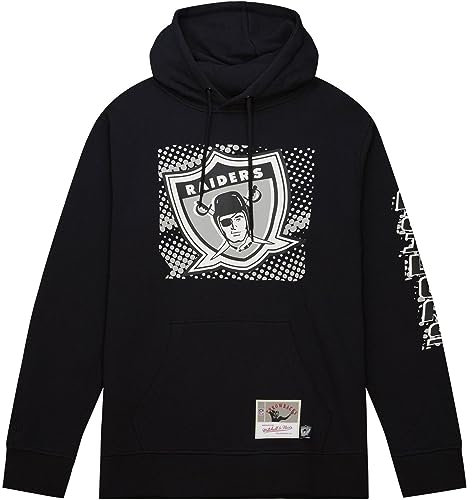 Mitchell & Ness NFL Big Face 7.0 Hoody - Oakland Raiders, L