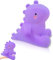 PQKL-party Dinosaurier Plüschtier, Kuscheltier Dino 25cm, Kawaii Dino Plüsch, Cute Kuscheltier Dinosaurier, Dino Stofftier, Plüschtier Dino, Dinosaurier Plush Kissen Spielzeug Puppe Geschenk(Lila)
