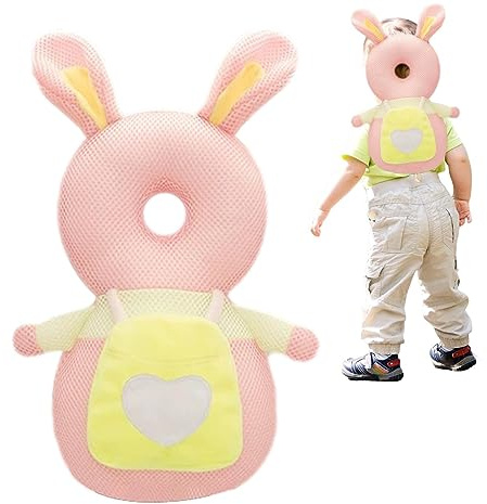 Kopfschutz für Lauflernwagen | Baby Rucksack tragen Sicherheit | atmungsaktiver Kopfschutz verstellbar für 4 bis 24 Monate beim Krabbeln