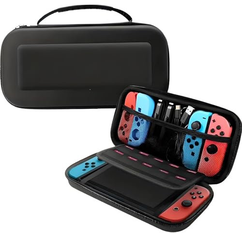 Betron Carry Case for Nintendo Switch and Switch OLED, Protective Hard Shell Travel Case for Nintendo Switch Console and Accessories