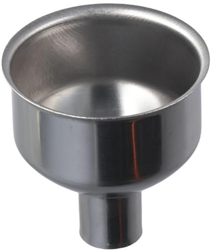 Fudeshe Small Stainless Steel Funnel for Flasks,Stainless Steel Decanter Funnel,Flask Funnel for Liquor,Small Metal Funnel for Transferring of Liquid Powder Dry Ingredients