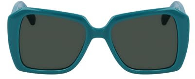 KARL LAGERFELD Girl's Kl6140s Sunglasses, Green, 6 1/2