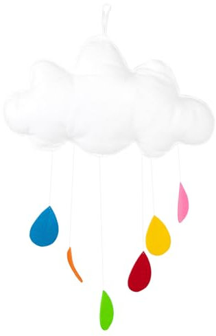 GRIRIW Wolkenornament Dekorativer Zum Aufhängen Für Kinderzimmer Heimdekoration Wandkunst Zufällige Farbe