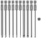 10 Stück Magnetischer Kreuzschraubendreher Set,1/4-Zoll-Sechskantschaft,S2-Stahl Kreuzschlitzschraubendreher,Hohe Qualität Schraubendreherbit,für manuelle elektrische Schraubendreher