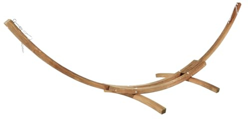 FORNOR 78017 Hängemattengestell aus Holz 317–326 x 120