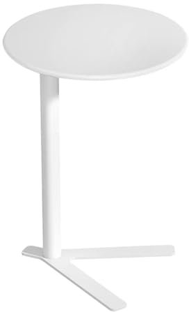 Runde Couchtische, Sofa-Beistelltische, Nachttische im modernen Stil, Beistelltische für den Außenbereich, Metall-Badewannentablett-Tisch für Schlafzimmer, Wohnzimmer, Balkon, Terrasse ( Size : 50x50x