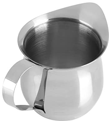Jarra Multiusos de Acero Inoxidable para Espumar Leche, Taza para café con Leche, Jarras de Cocina, Taza para Espumar de Leche de Acero Inoxidable para y Cafetería (240ml / 8oz)