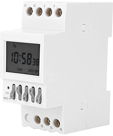 Minuterie sur Rail Din AC220V 3A, Contrôle du Temps de Cloche 1s-99s, Temps de Sonnerie, Installation Facile, Gain de Place, Haute Précision