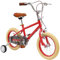 ATIVLB 14 Zoll Fahrrad, Jungen Mädchen Kinderfahrrad für ab 3-6 Jahre, Ausbildungsfahrzeuge mit Stützräder Höhe Einstellen Kinder Fahrrad mit Stützrädern, Schutzblech, Kettenschutz, Korb