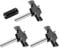 Spoilboard Surfacing Router Bit 6mm Shank 4pcs, Extra Large 38mm Cutting Diameter, Slab Flattening Router Bit Planing Bit Wood Planing Bit with Router Collet(Carbide-4 Wings)