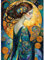 QENSPE 5D Vintage Diamond Painting Set für Erwachsene, Diamond Painting Göttin Diamond Art Malerei DIY Kristall Strass Diamant Kunst Handwerk für Anfänger Home Wand Dekor 30x40 cm