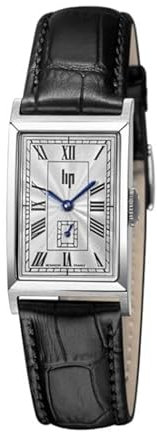 Lip Montre Churchill T18 - Cadran Soleillé - Cuir Noir