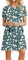 MOLERANI Summer Dresses for Women UK Round Neck Casual T-Shirt Dress Short Sleeve Ladies Beach Dress Green Diasy XL