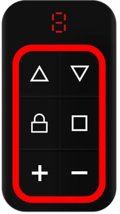 Iyalezirk Controllo remoto della porta del garage Multifrequenza a 8 Canali 270-868 MHz di Copia Identifica automaticamente la frequenza