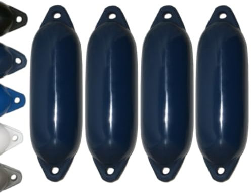 12skipper Bootsfender 4er-Set Majoni Fender Star 25 Langfender - Navy